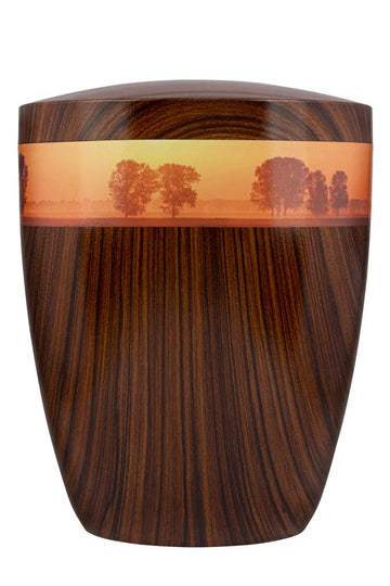 Spalt Urne Walnuss Naturstoff - 0