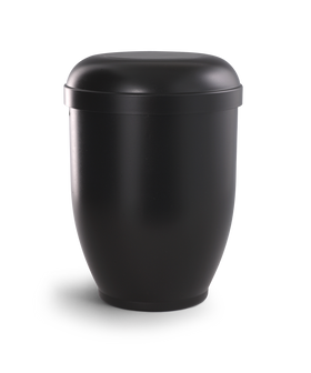 Völsing Urne Naturstoff schwarz