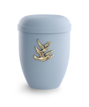 Völsig klassiche Naturstoff Urne Samtton-1