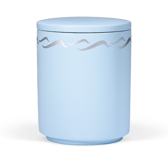 Heiso Seeurne Wellendekor Bio Urne