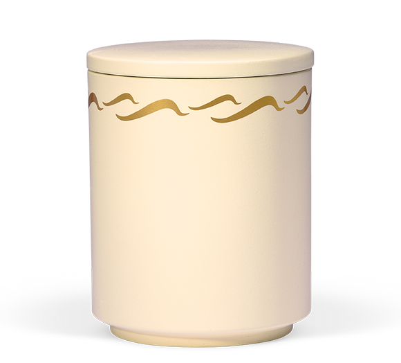 Heiso Seeurne Wellendekor Bio Urne