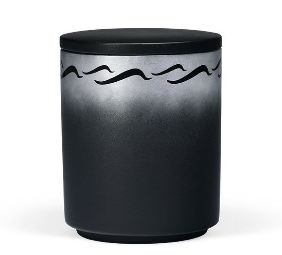 Heiso Seeurne Wellendekor Bio Urne