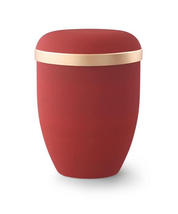 Völsing Naturstoff Urne Goldrand