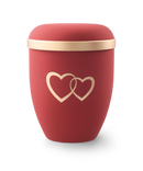 Völsing klassische Naturstoff Urne Herzen-1