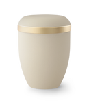 Völsing Naturstoff Urne Goldrand-4