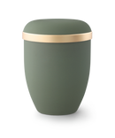 Völsing Naturstoff Urne Goldrand-1