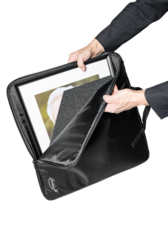 Spider Staffelei mit Bilderrahmen und Transporttaschen