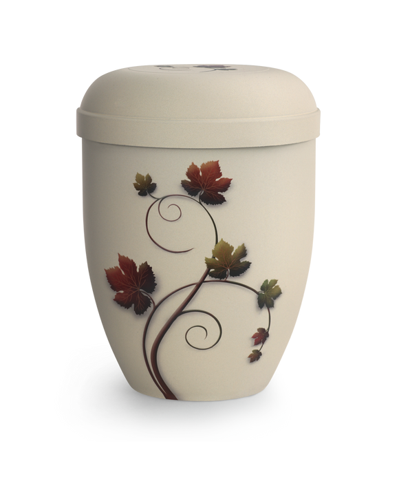 Völsing klassiche Naturstoff Urne Airbrush