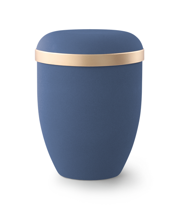 Völsing Naturstoff Urne Goldrand