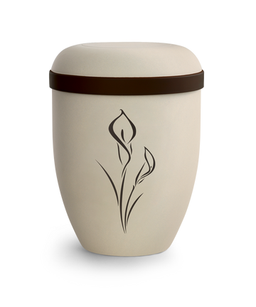 Völsing klassische Naturstoff Urne creme - 0