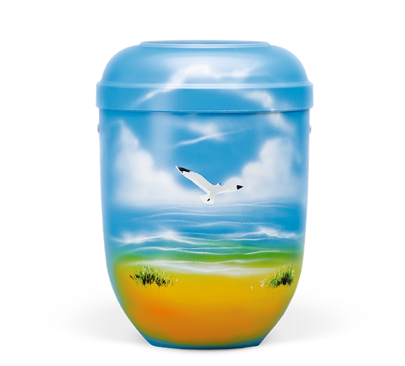 Heiso Classic Airbrush Motiv Bio Urne