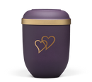 Heiso Classic Goldrand Herzen Bio Urne-3