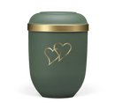 Heiso Classic Goldrand Herzen Bio Urne-1