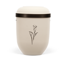 Heiso Classic Beige Braun abgesetzt Bio Urne-1