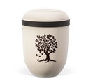 Heiso Classic Beige Braun abgesetzt Bio Urne-2