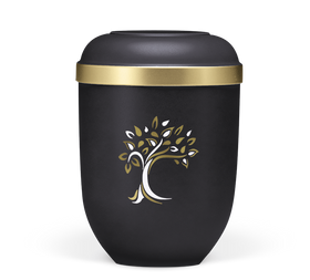 Heiso Classic Goldrand Baum ArtDecor Bio Urne