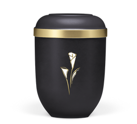 Heiso Classic Goldrand Calla Bio Urne
