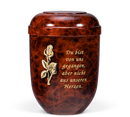 Heiso Classic Wurzelholzdesign Bio Urne-1