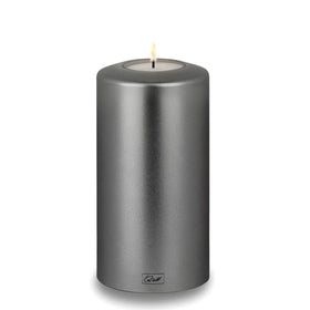 Qult Classic Teelichthalter in Kerzenform Metallic - 0