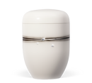 Heiso Elegance Blume Airbrush mit Kristallen Bio Urne-1