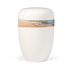 Cremeweiß Herz am Strand