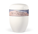 Heiso Elegance Dekorband Motiv und Trauertext Bio Urne-9