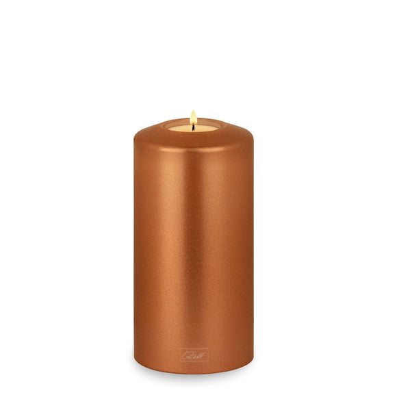 Qult Classic Teelichthalter in Kerzenform Metallic