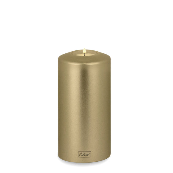 Qult Classic Teelichthalter in Kerzenform Metallic