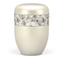 Heiso Elegance Cremeweiß Perlmutt Bio Urne-3