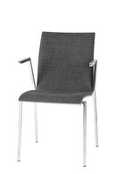 Lavabis Stapelstuhl gepolstert Holz mit Armlehne-1