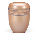 Heiso Elegance Silber Apricot Bio Urne-1