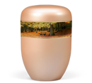 Heiso Elegance Silber Apricot Bio Urne-3