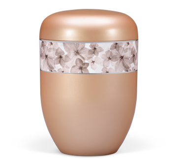 Heiso Elegance Silber Apricot Bio Urne - 0