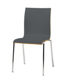 Lavabis Stapelstuhl Gepolstert Holz ohne Armlehne-6