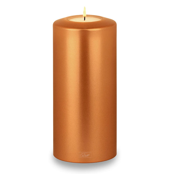 Qult Classic Teelichthalter in Kerzenform Metallic