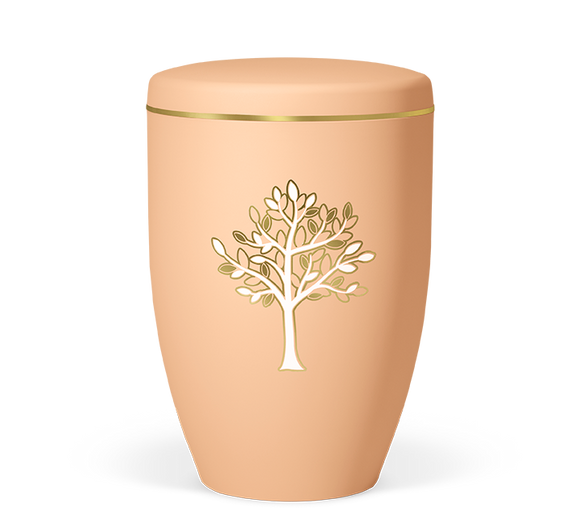 Heiso Avantgarde Goldband Motiv Bio Urne