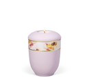 Heiso Gedenkurne Dekorband Blumen Keramik-11