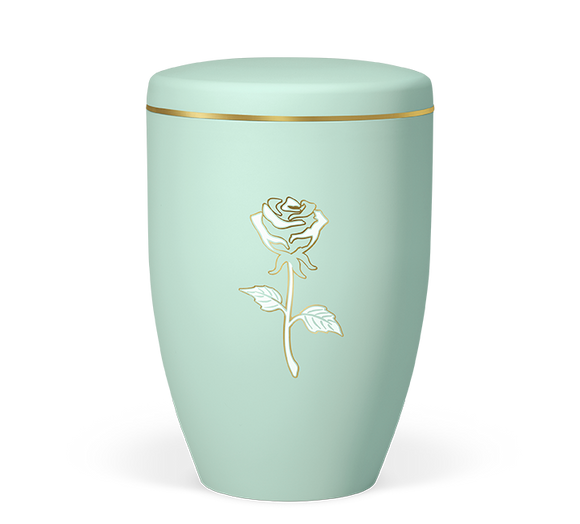 Heiso Avantgarde Goldband Motiv Bio Urne