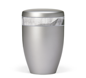 Heiso Avantgarde Stahlgrau Bio Urne