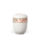 Heiso Gedenkurne Dekorband Blumen Keramik-7