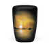 Segelboot in der Abendsonne - Handbemalt