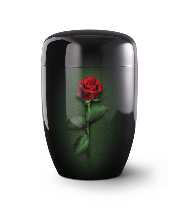 Völsing Urne Edition Fleur Noire Metall