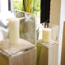 Glasvase quadratisch - Set-2