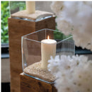 Glasvase quadratisch - Set-1