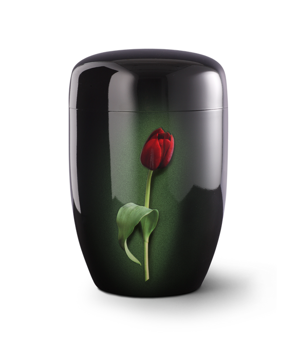 Völsing Urne Edition Fleur Noire Metall