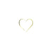 Herz Dekor Gold