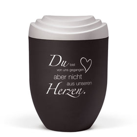 Heiso Scalerna Anthrazit 3D Druck Bio Urne