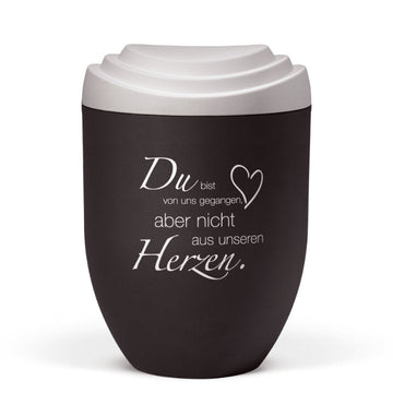 Heiso Scalerna Anthrazit 3D Druck Bio Urne