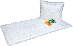 Besta Deckengarnitur Damast Rhombus mit Blume