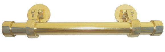 Spalt Griffgarnitur mit Zubehör Metallstangenbeschlag 6er Set